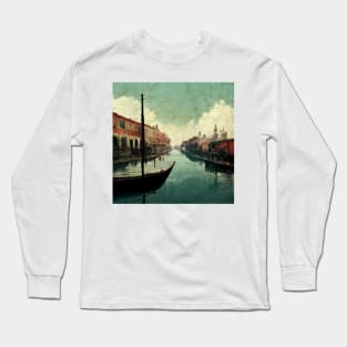 Romance in the Venetian Canals Long Sleeve T-Shirt